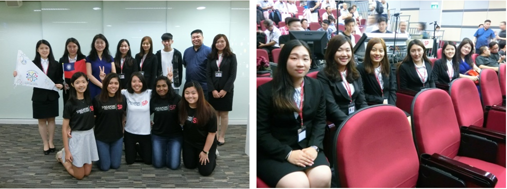 英語系學生至新加坡實習，前往新加坡理工大學參加學生設計競賽開幕式
